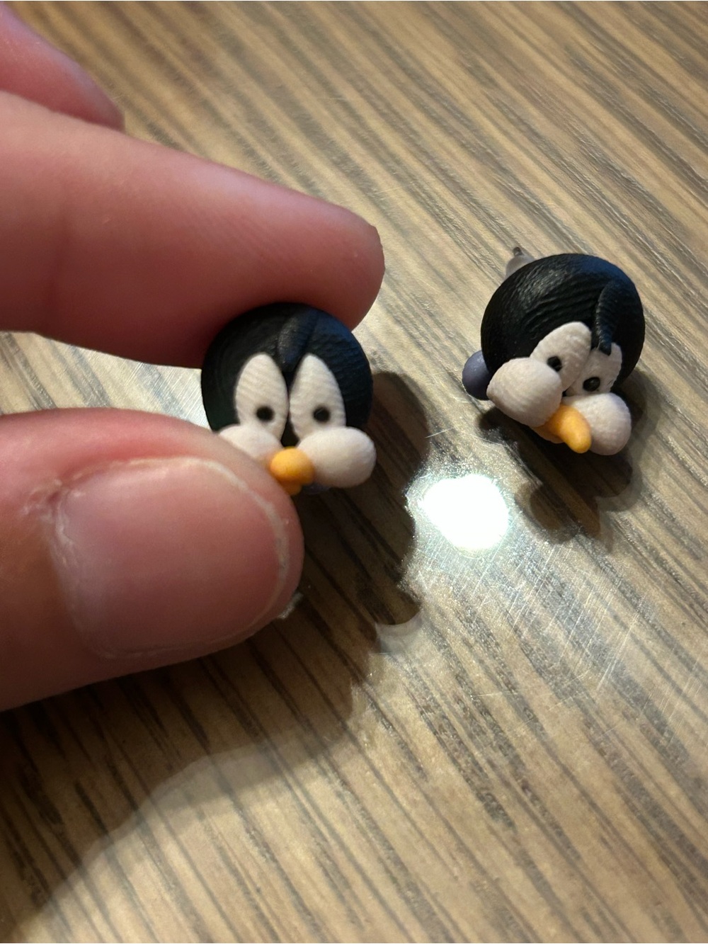 Adorable Mini Stud Style Penguin Earrings